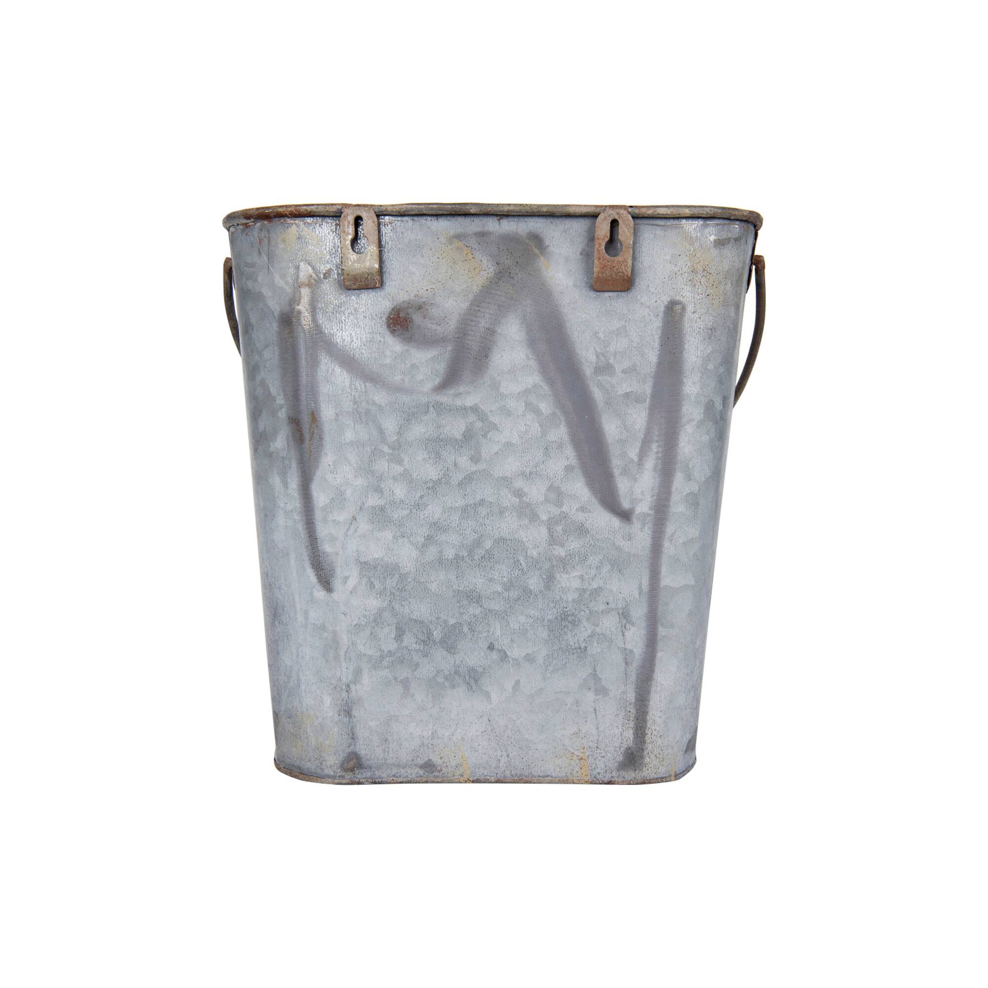 Hello Honey® Magazine & Toilet Paper Wall Tin Bucket